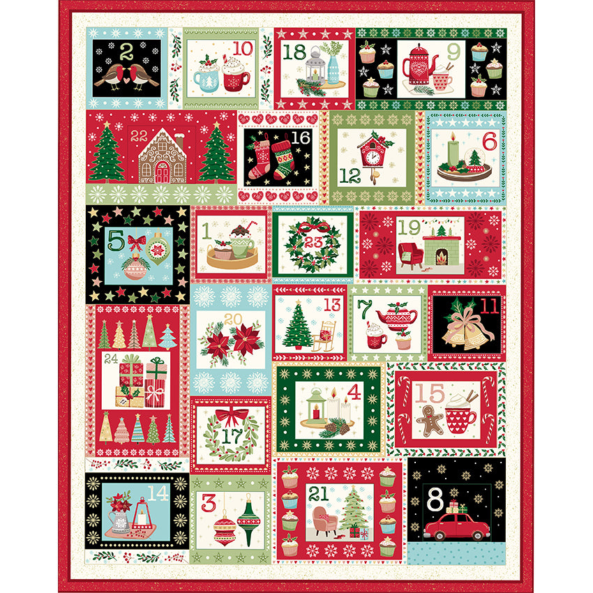 Panel de adviento Cosy christmas 2574 x.