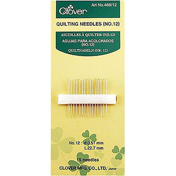 Agujas de quilting Nº 12