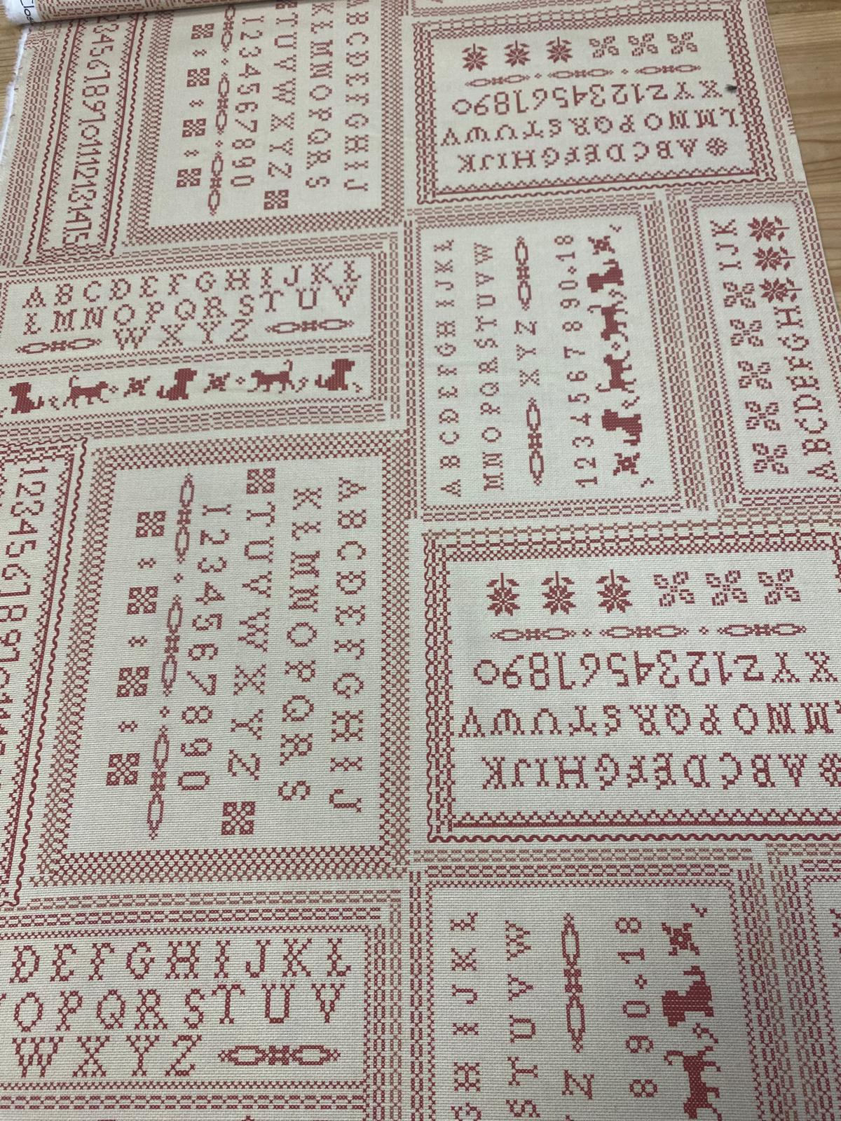 R520923D -Haberdashery red.