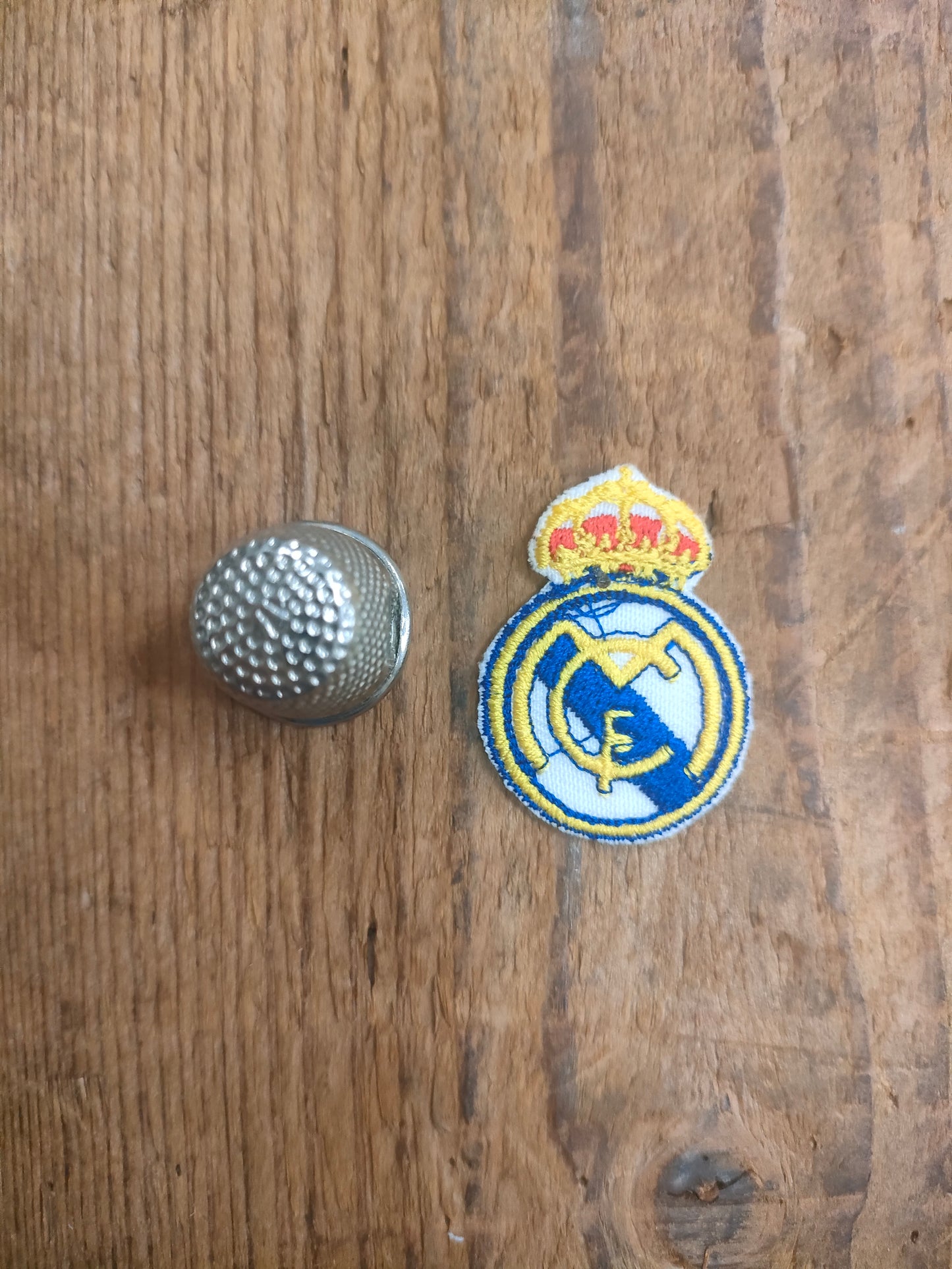 Termo del Real Madrid termoadhesivo.