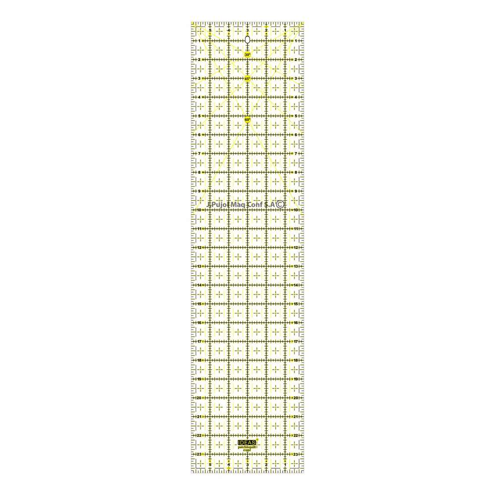 Regla de 6 " X 24 " pulgadas.