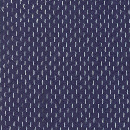 Tela de french general con trama de sashiko.