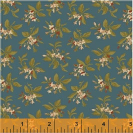 41237-Azul con flores claras