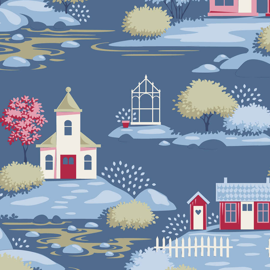 110187 Villagelife -Village Blue