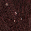 Silky mohair Pailletes  210 chocolate.