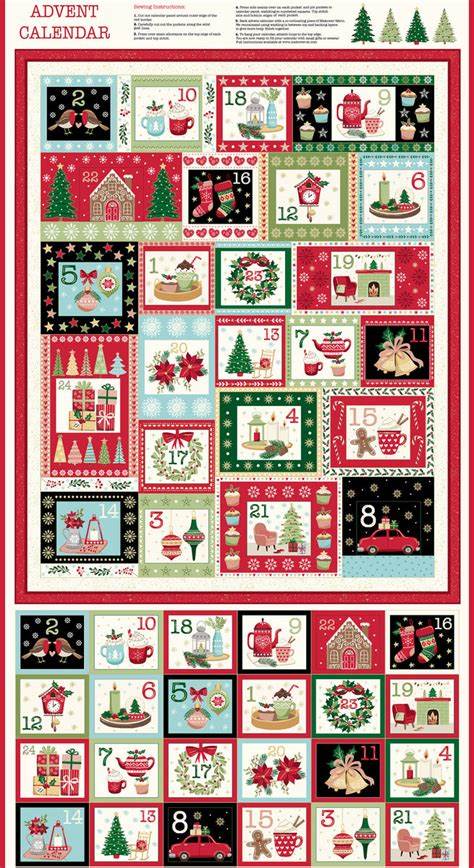 Panel de adviento Cosy christmas 2574 x.