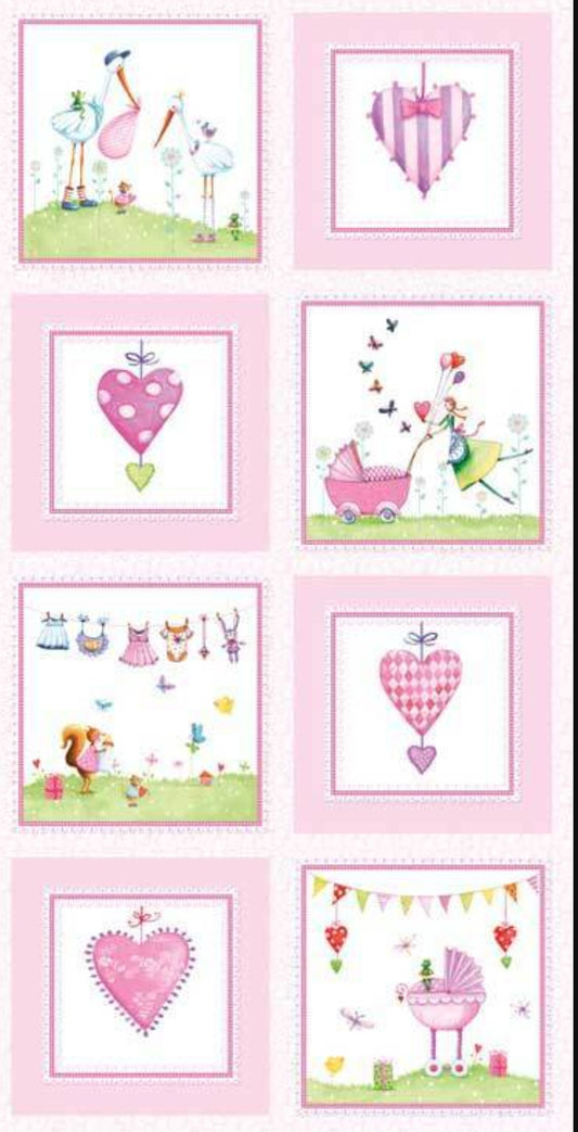 Panel 26402 A bundle of pink.