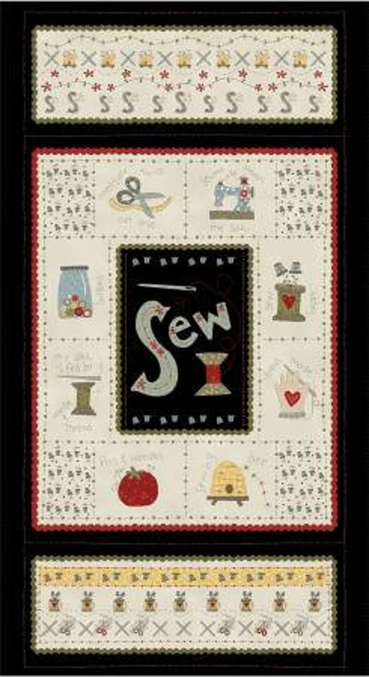2852  Panel S is for sew. 