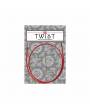 Twist Red cable 22´´ ( 55cm ).