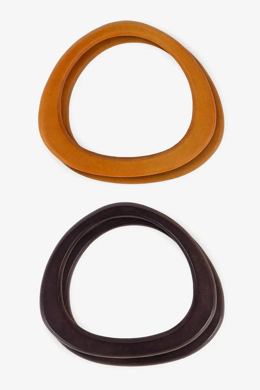 Asa de madera triangulares dmc.