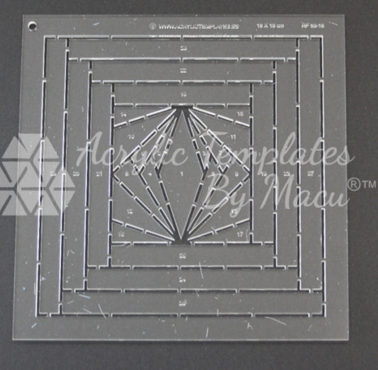 Acrylic templates 18 X 18.