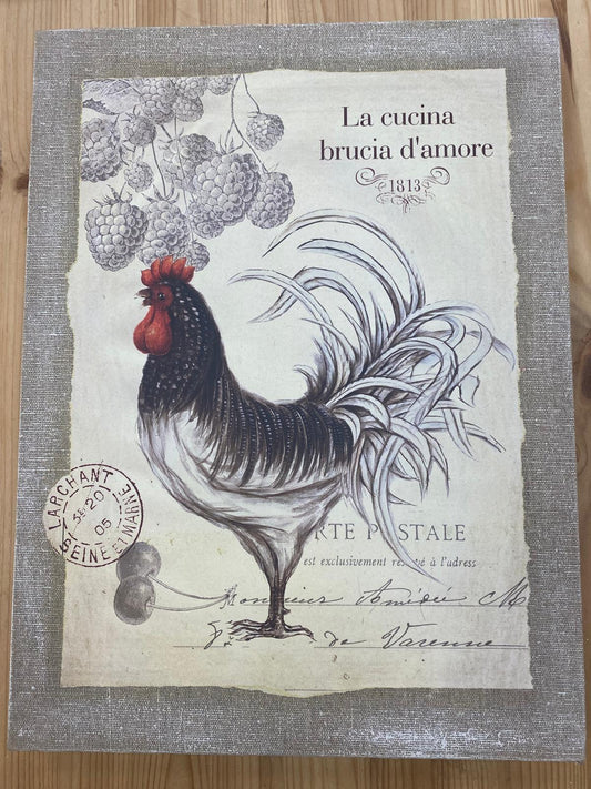 Cuadro La cucina Brucia d´amore.