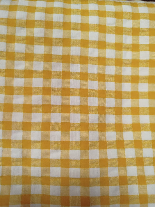 Cuadro seersuker amarillo.