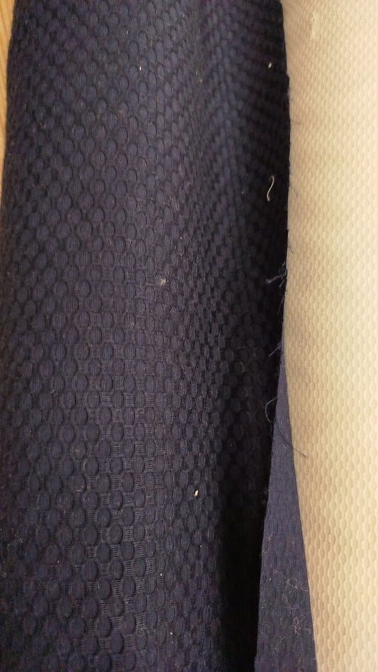 Pique brocado marino.