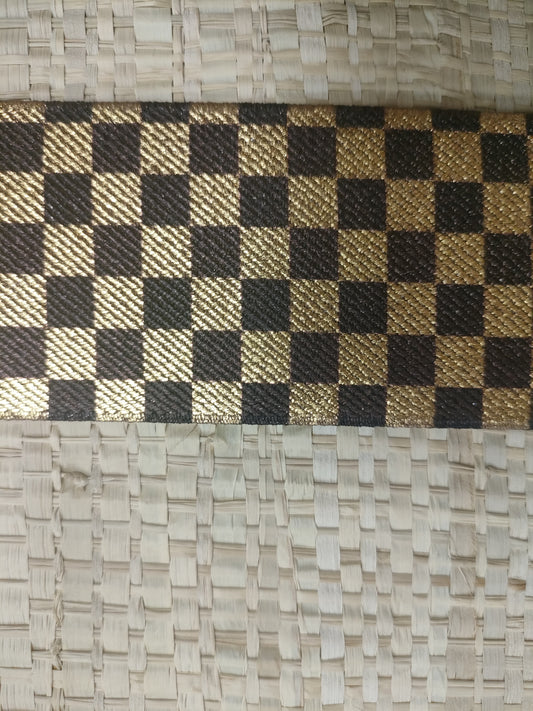 Goma bicolor estampado Dama .