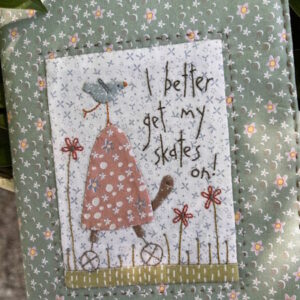 Put my skates on notebook cover