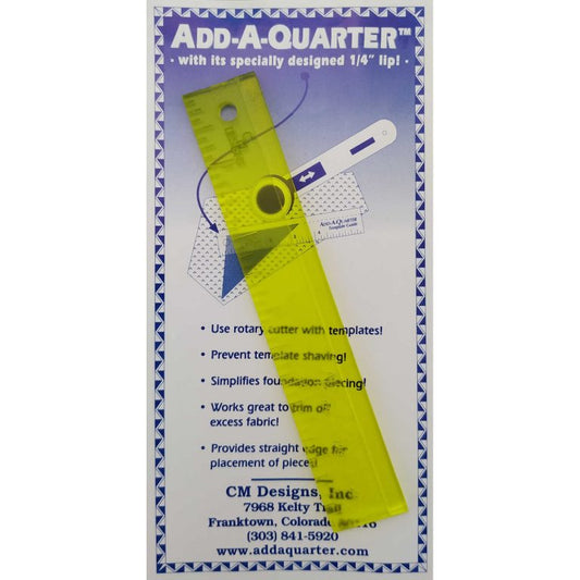 Regla de 1 -4 de pulgada.