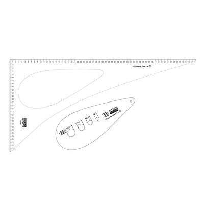 Regla patronaje 60 x 30 cm,