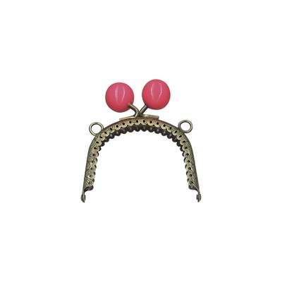 Boquilla funda gafas con perla rosa 7,5 x 5,5 cm