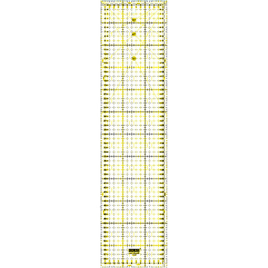 Regla de 15 x 60 cm.