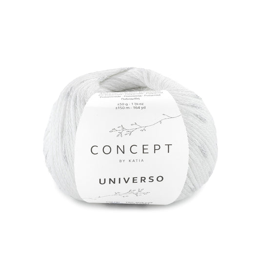 Universo 50 blanco plata.