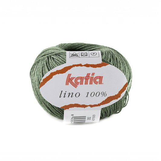 lino 100% verde 