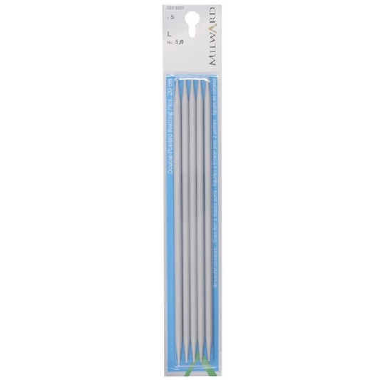 Aguja para calcetines de aluminio de 20 cm 4mm .