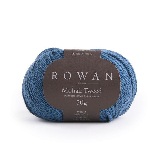 Mohair tweed 10070 Steel.