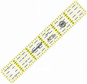 Regla omnigrid en pulgadas 1 " x 6 " .