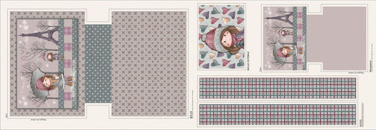 Panel bolsa invierno en Paris.