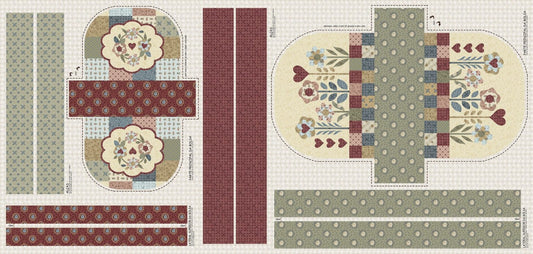 Panel bolsa  Amo Aplique.