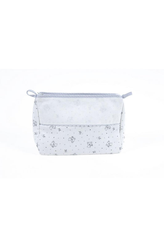 Neceser para bordar gris.