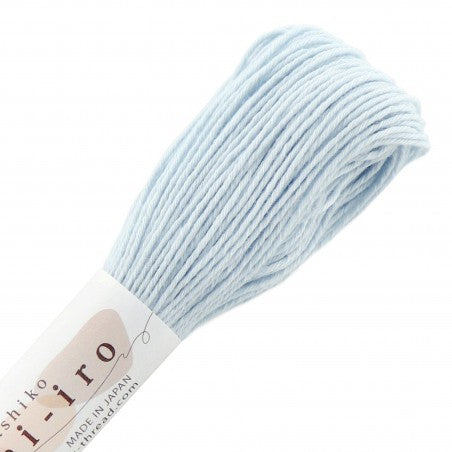 Hilo sashiko azul pastel.