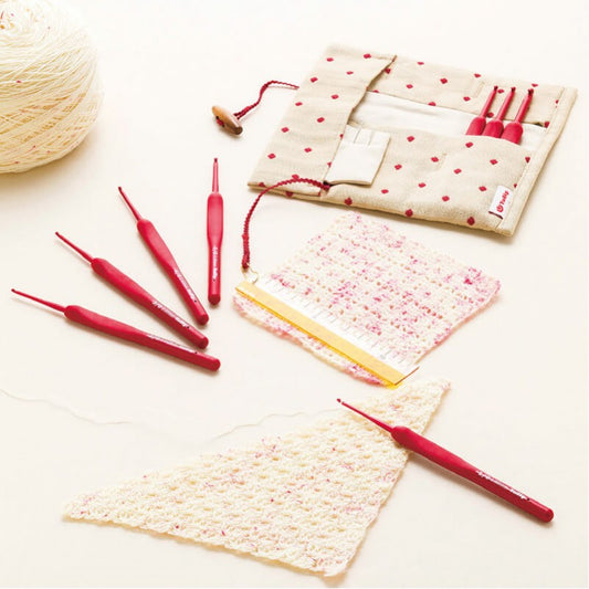 Set de ganchillos red softgrip de Etimo Tulip