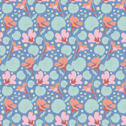 Nasturtium blue Tilda 100317 .