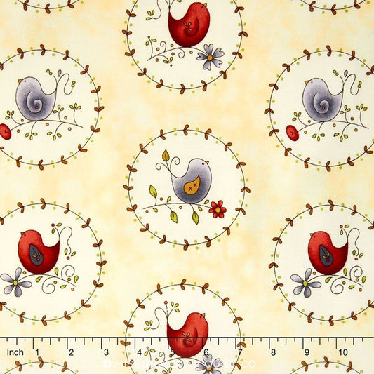 25855 Among the flowers.