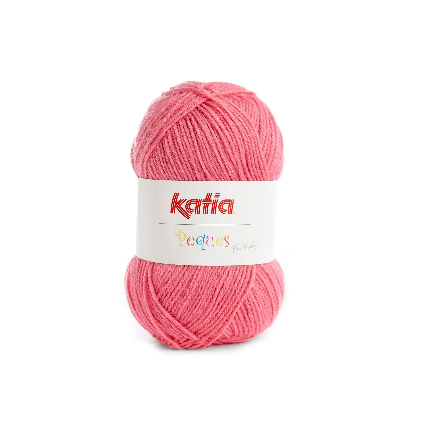 Katia Peques es una lana especialmente indicada para niños y bebés. Por su tacto suave y delicado los más pequeños irán muy cómodos.  Cada ovillo tiene 50 gramos y 232 metros. Este hilo es de grosor fino, recomendamos usar agujas del 2,5-3.. Para la muestra 10x10 cm trabajar 26 puntos y 36 vueltas. Se puede lavar a máquina hasta 40ºC y no se puede secar en secadora.