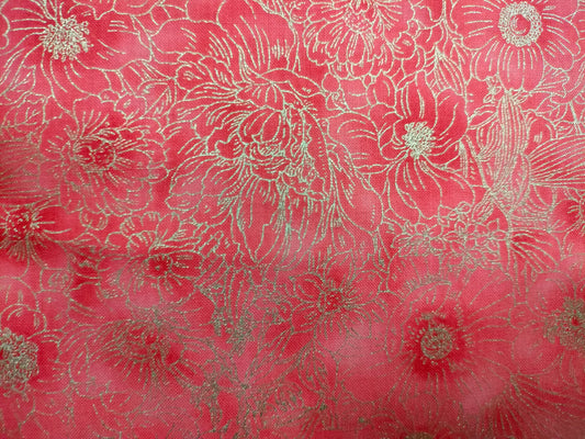 Flor de pascua plata con Fucsia