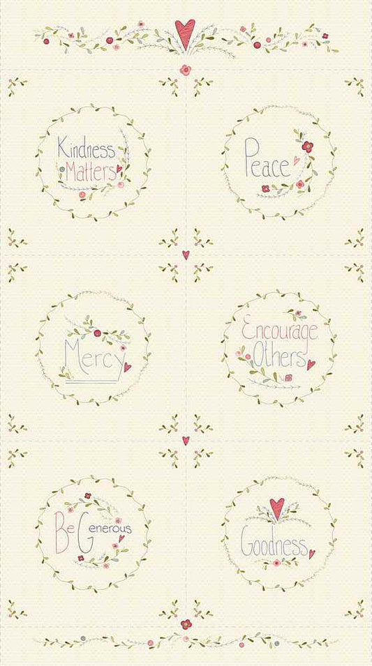 panel de patchwork para bordar.