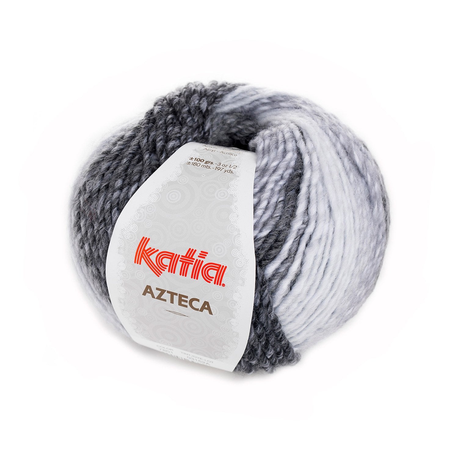 Lana multicolor muy suave con una amplia gama de combinaciones de colores para toda la familia. Azteca es una lana muy versátil con la que tejer todo tipo de prendas y accesorios: divertidos jerséis de niño, chaquetas estampadas para adultos, juveniles gorros, bufandas unisex, adorables mantas de 'granny squares'...