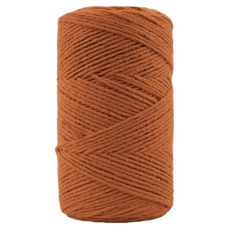 Veggie wool . Color Terracota.