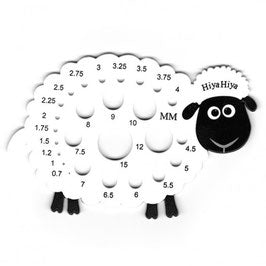 Medidor de agujas oveja.