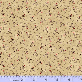 Tela de patchwork de marcus fabrics. con estampado floral primitive.