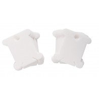 Tarjetas de plastico para hilos.
