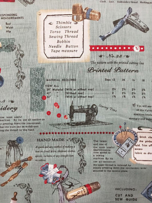 Sewing tela de yuwa.