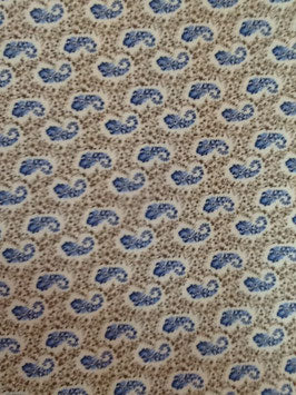 Paisle azul tela de villela, ideal para confeccion de ropa