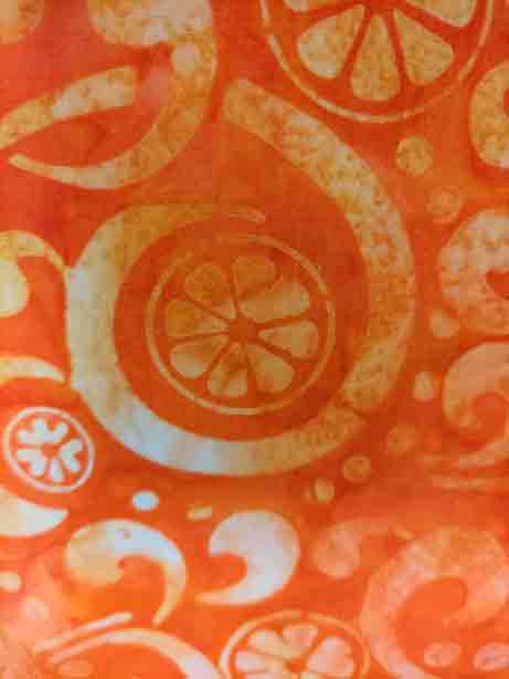 Batik naranja