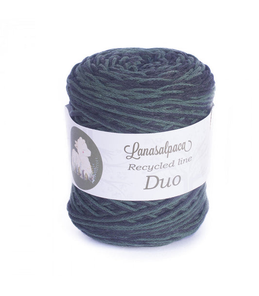 Duo verde lanas alpaca